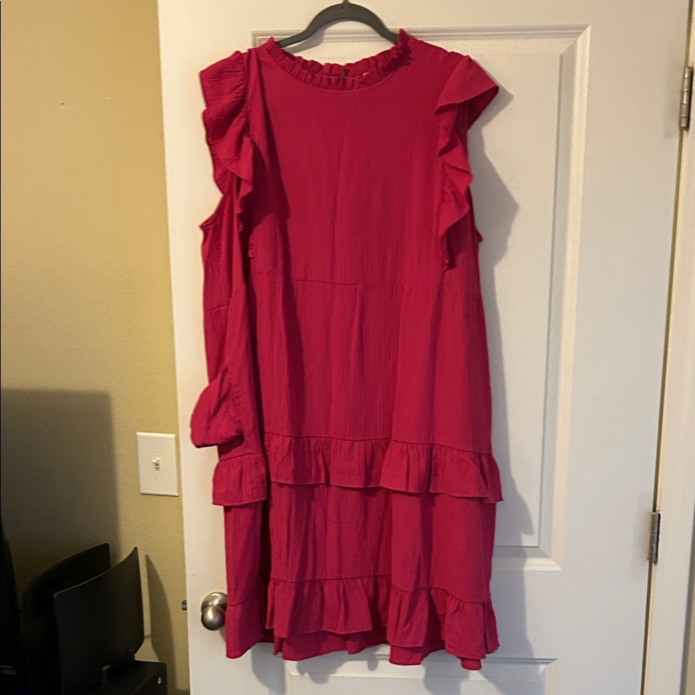 Ruffled Pink Dress